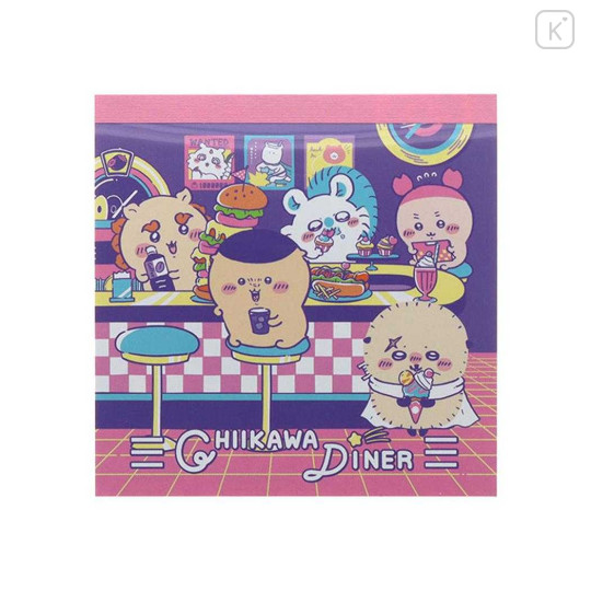 Japan Chiikawa Square Memo Pad - Chiikawa : Chiikawa Diner B - 1