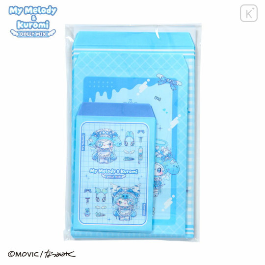 Japan Sanrio Envelope Set - Kuromi & My Melody : Dolly Mix - 1