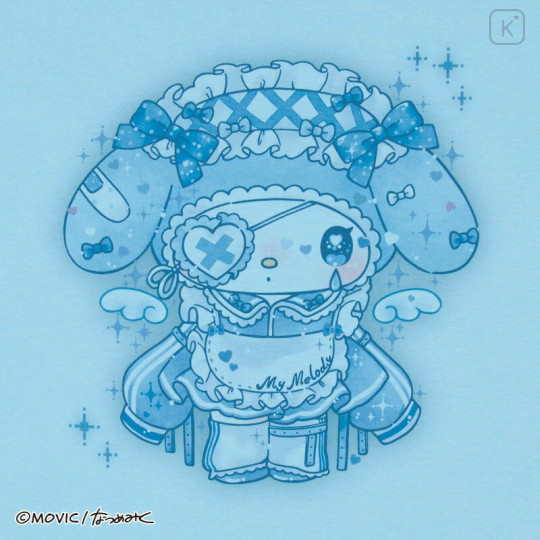 Japan Sanrio T-shirt - My Melody : Dolly Mix Blue - 3