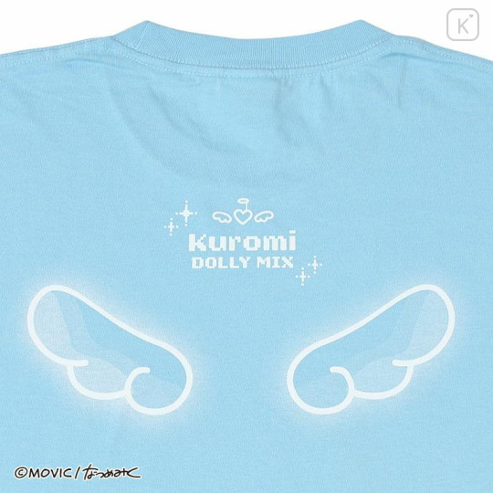 Japan Sanrio T-shirt - Kuromi : Dolly Mix Blue - 4