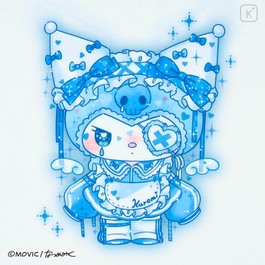 Japan Sanrio T-shirt - Kuromi : Dolly Mix White - 3