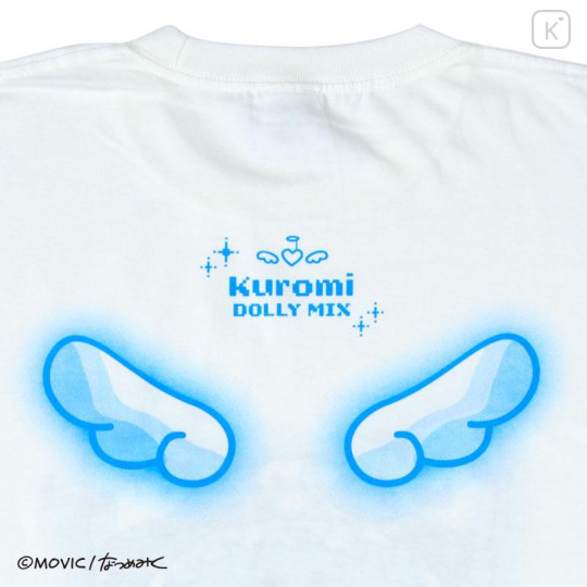 Japan Sanrio T-shirt - Kuromi : Dolly Mix White - 4
