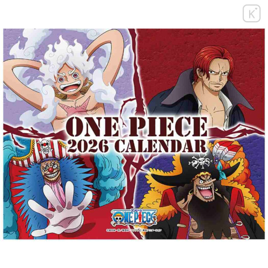 Japan One Piece Desk Calendar - Characters 2026 - 1