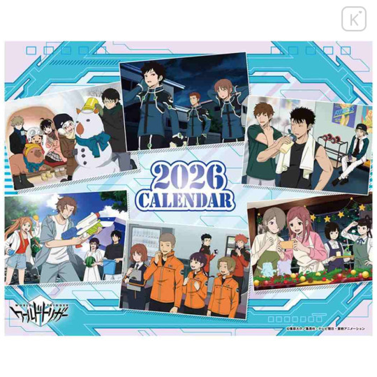 Japan World Trigger Desk Calendar - Characters 2026 - 1