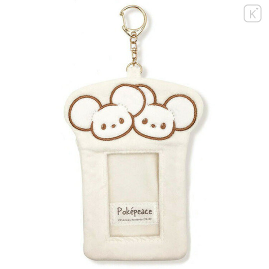 Japan Pokemon Photo Holder Card Case Keychain - Tandemaus : Pokepeace Fluffy Enjoy Idol - 1