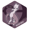 Japan Pokemon Honeycomb Acrylic Magnet - Mewtwo - 1