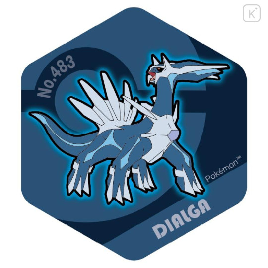 Japan Pokemon Honeycomb Acrylic Magnet - Dialga - 1