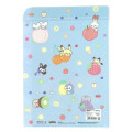 Japan Pokemon 5 Pockets A4 Index File Holder - Pokepeace Fruits Blue - 2