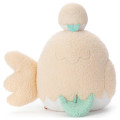 Japan Pokemon Fluffy Plush Toy - Rowlet with Doll - 4