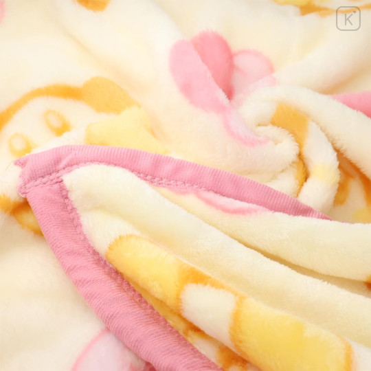 Japan Kirby Warm Large Blanket - Kirby & Waddle Dee : Light Orange - 3