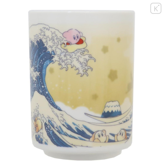 Japan Kirby Japanese Tea Cup - Kirby & Waddle Dee : Great Wave Float Island - 1
