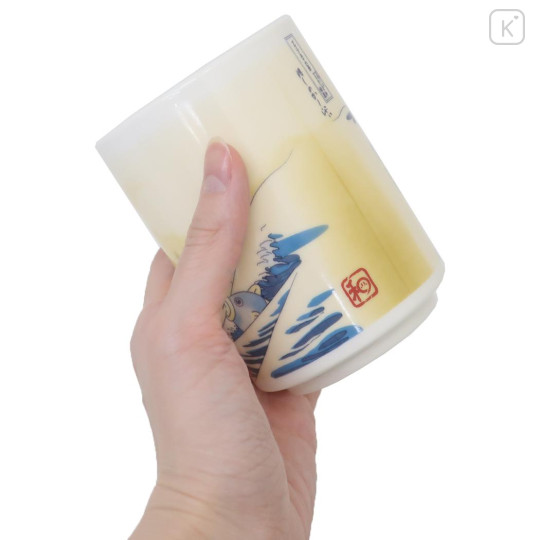 Japan Kirby Japanese Tea Cup - Kirby & Waddle Dee : Great Wave Float Island - 2