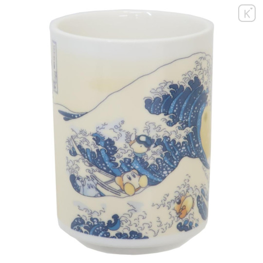 Japan Kirby Japanese Tea Cup - Kirby & Waddle Dee : Great Wave Float Island - 3