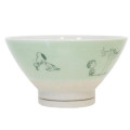 Japan Peanuts Hasami Ware Rice Bowl - Snoopy : Mint Green - 4