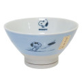 Japan Peanuts Hasami Ware Rice Bowl - Snoopy : Joe Cool Blue - 1