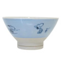 Japan Peanuts Hasami Ware Rice Bowl - Snoopy : Joe Cool Blue - 4