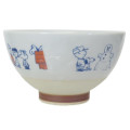 Japan Peanuts Hasami Ware Rice Bowl - Snoopy : White Snowman - 3