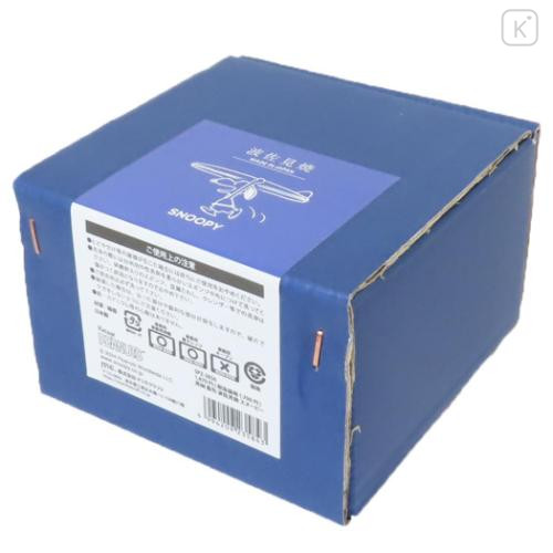 Japan Peanuts Hasami Ware Rice Bowl - Snoopy : Navy Surfing - 4