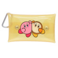 Japan Kirby Clear Multi Case (S) - Kirby Play With Waddle Dee Light Orange - 1