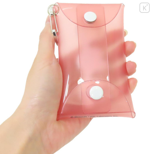 Japan Kirby Clear Multi Case (S) - Kirby Play With Waddle Dee Light Pink - 2