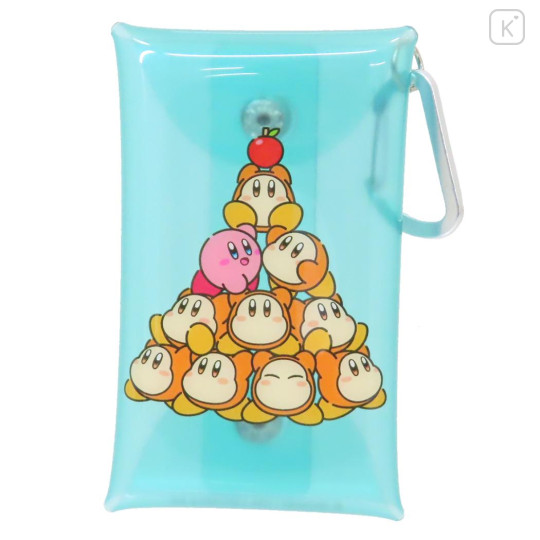 Japan Kirby Clear Multi Case (S) - Kirby Play With Waddle Dee Light Turquoise - 1