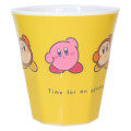 Japan Kirby Melamine Tumbler - Kirby Play With Waddle Dee Yellow - 1
