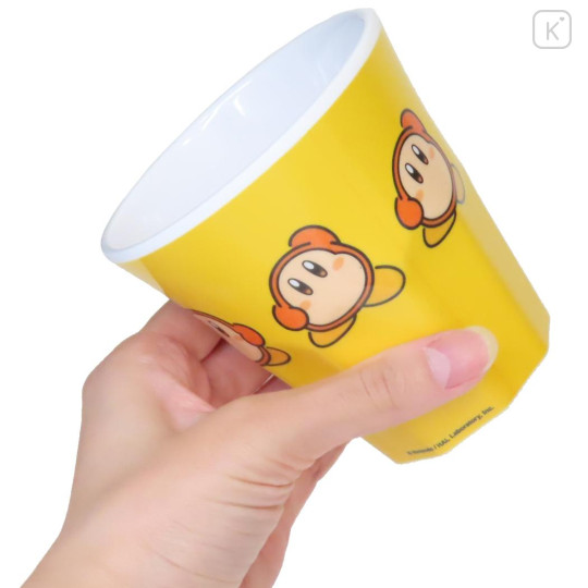 Japan Kirby Melamine Tumbler - Kirby Play With Waddle Dee Yellow - 2