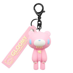 Japan Gloomy Bear Figure Keychain - Macaron Pink