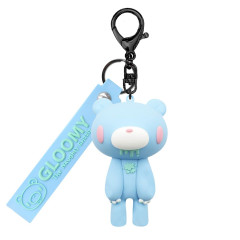 Japan Gloomy Bear Figure Keychain - Cotton Blue