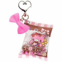 Japan Gloomy Bear Shaka Shaka Keychain - Chocolate Ribbon Pink
