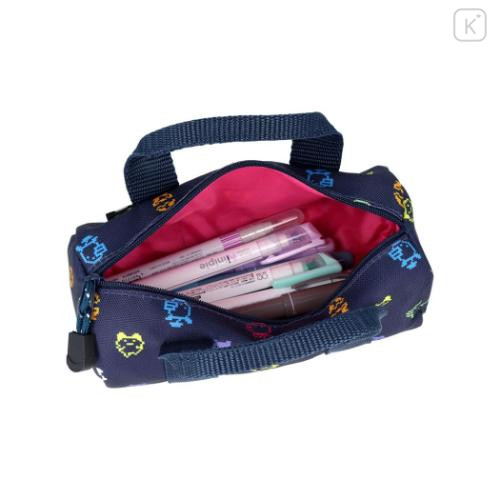 Japan Tamagotchi Outdoor Boston Bag Pen Case - Neon Navy - 4