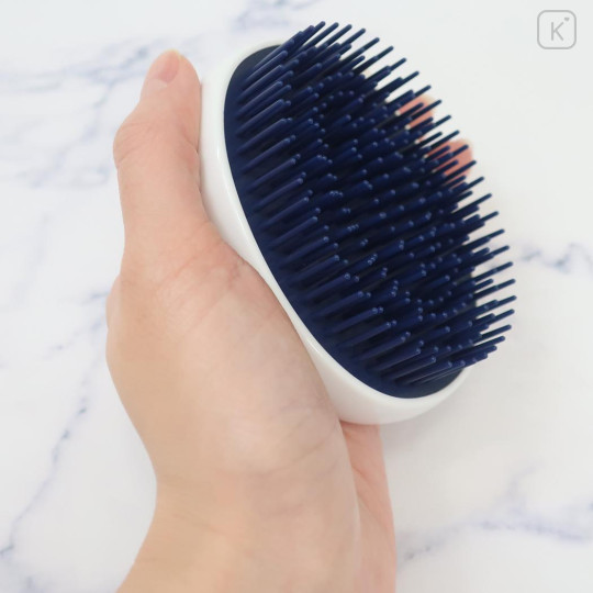 Japan Tamagotchi Oval Hair Brush - Mimitchi Face - 2