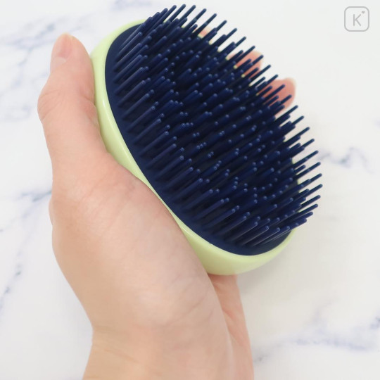Japan Tamagotchi Oval Hair Brush - Kuchipatchi Face - 2