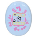 Japan Tamagotchi Oval Hair Brush - Pixel Light Blue - 1