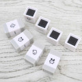 Japan Tamagotchi Mini Pochi Pom Stamp Set - Mametchi - 2