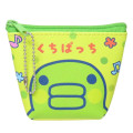 Japan Tamagotchi Triangular Mini Pouch - Kuchipatchi & Memetchi Green - 1