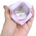 Japan Sanrio Silicone Mini Accessory Pouch - Cinnamoroll : Face White - 3
