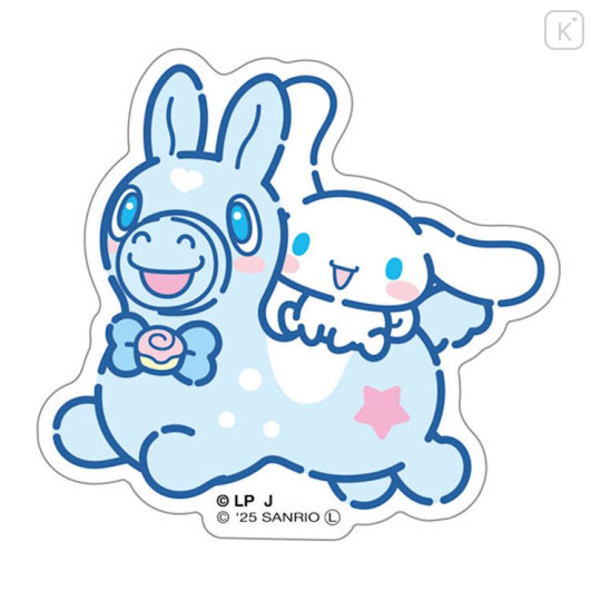 Japan Sanrio Big Sticker - Cinnamoroll : Rody Bounce Horse - 1