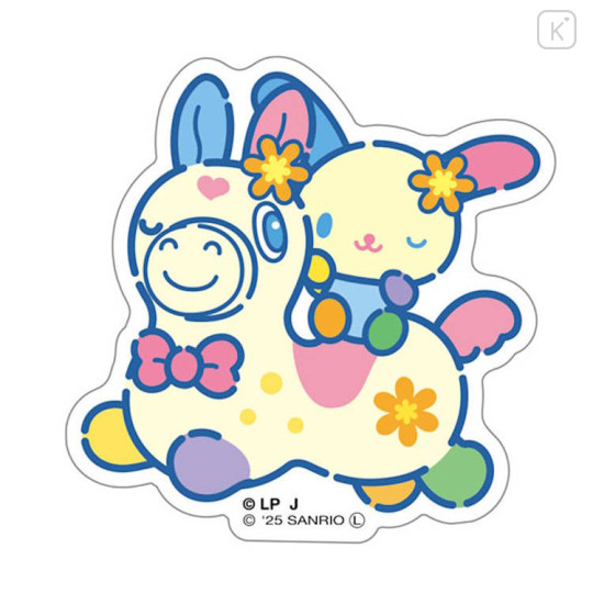 Japan Sanrio Big Sticker - Usahana : Rody Bounce Horse - 1
