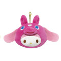 Japan Sanrio Plush Pass Case Pouch with Reel - My Melody : Rody Bounce Horse - 1