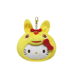 Japan Sanrio Plush Pass Case Pouch with Reel - Hello Kitty : Rody Bounce Horse