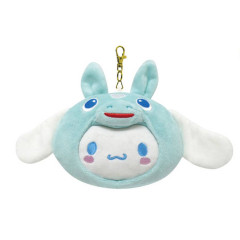 Japan Sanrio Plush Pass Case Pouch with Reel - Cinnamoroll : Rody Bounce Horse