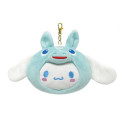 Japan Sanrio Plush Pass Case Pouch with Reel - Cinnamoroll : Rody Bounce Horse - 1