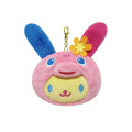 Japan Sanrio Plush Pass Case Pouch with Reel - Usahana : Rody Bounce Horse - 1