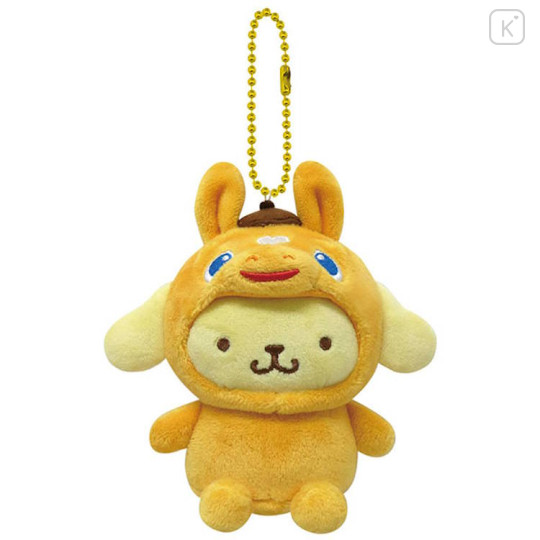 Japan Sanrio Mascot Holder - Pompompurin : Rody Bounce Horse - 1