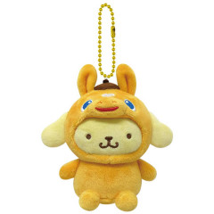 Japan Sanrio Mascot Holder - Pompompurin : Rody Bounce Horse