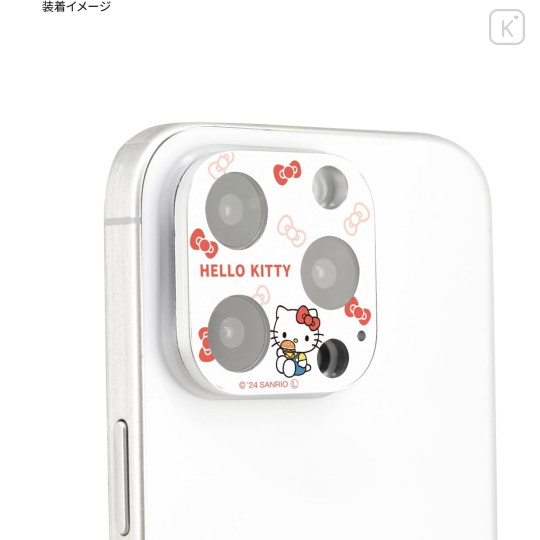 Japan Sanrio iPhone 16 Pro / 16 Pro Max / 15 Pro / 15 Pro Max / 14 Pro / 14 Pro Max Camera Cover - Hello Kitty - 5