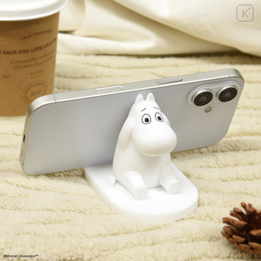 Japan Moomin Mascot Mobile Stand - Moomintroll - 6
