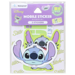 Japan Disney Luminous Moblie Sticker Set - Stitch