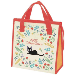 Japan Ghibli Insulated Cooler Lunch Bag - Kiki's Delivery Service : Jiji Flower Beige Red